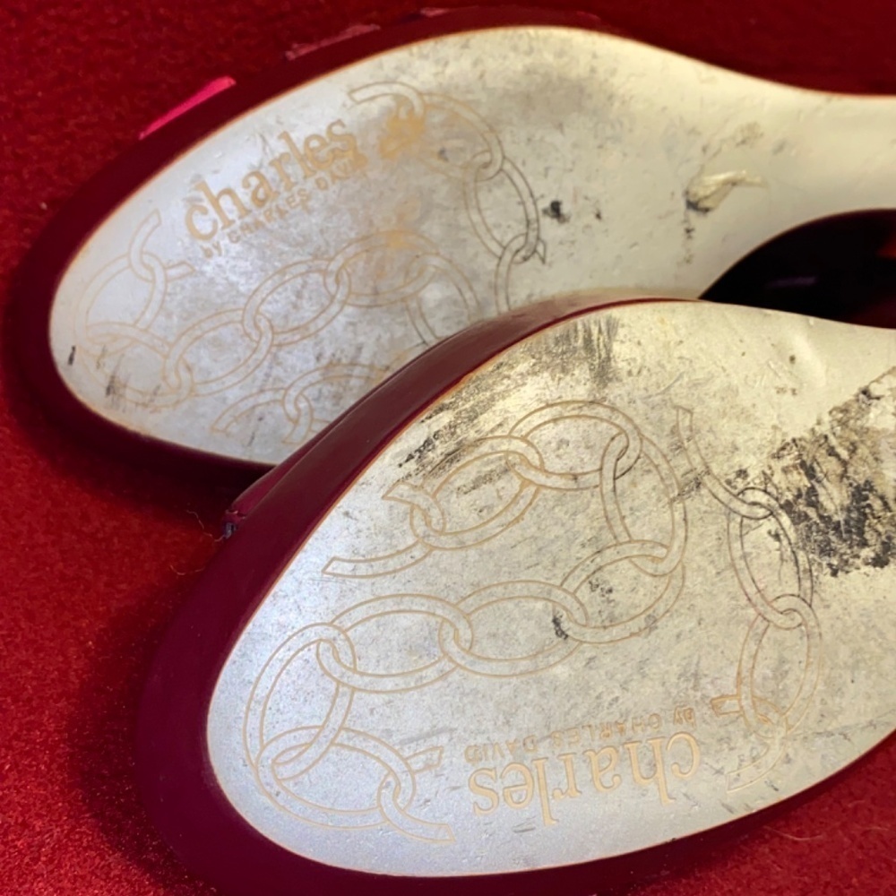 Charles by Charles David ladies size 8.5 wedge sandals - Picture 6 of 7